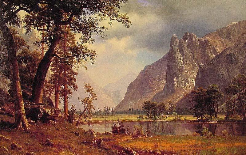 Albert Bierdstadt Yosemite Valley Norge oil painting art